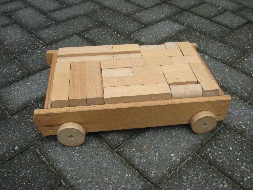 Blokkendoos, Kinderen en Baby's, Ophalen, Gebruikt