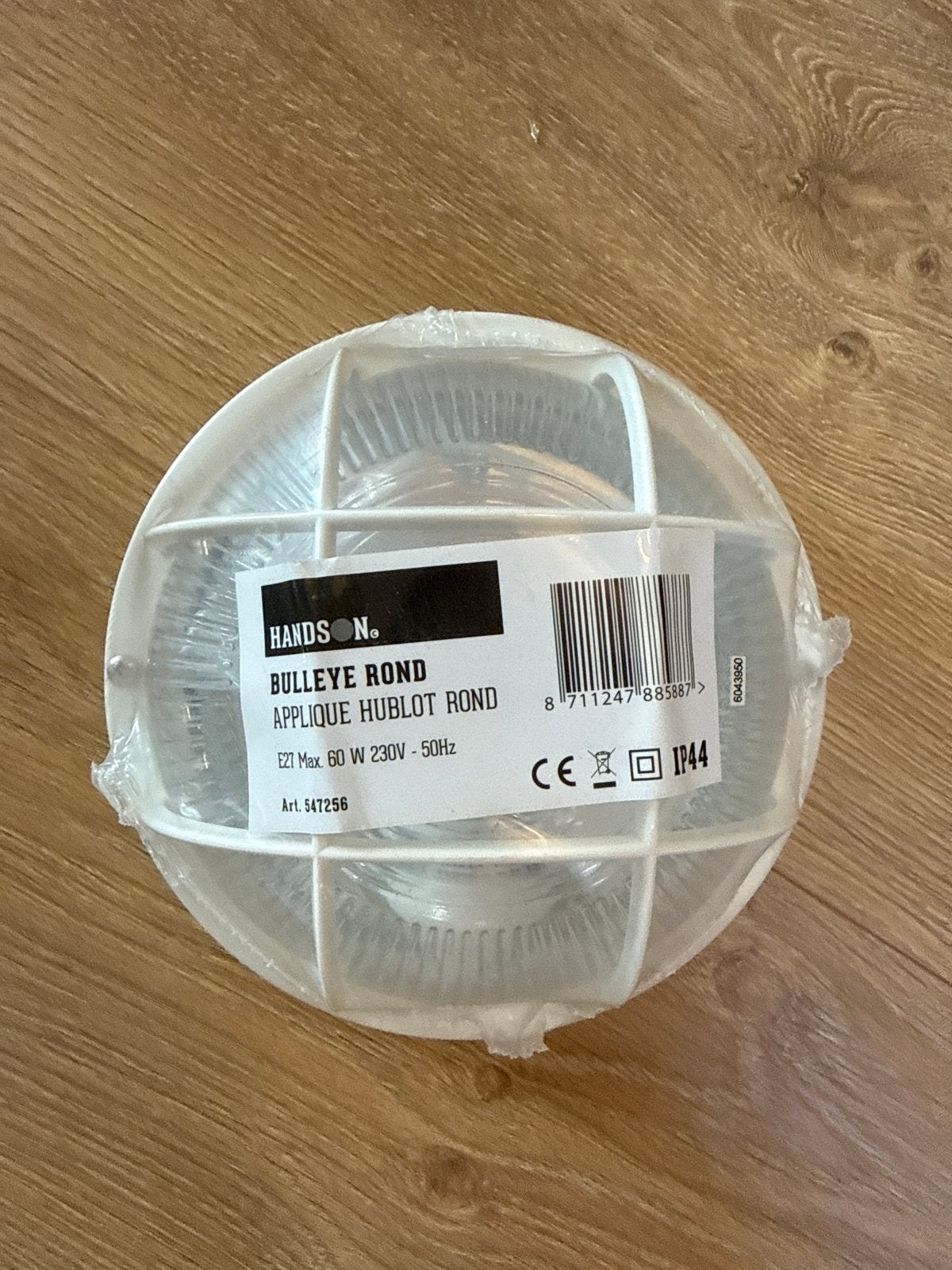 Handson Bulleye Rond Opbouwlamp E27 IP44, Ophalen of Verzenden, Nieuw