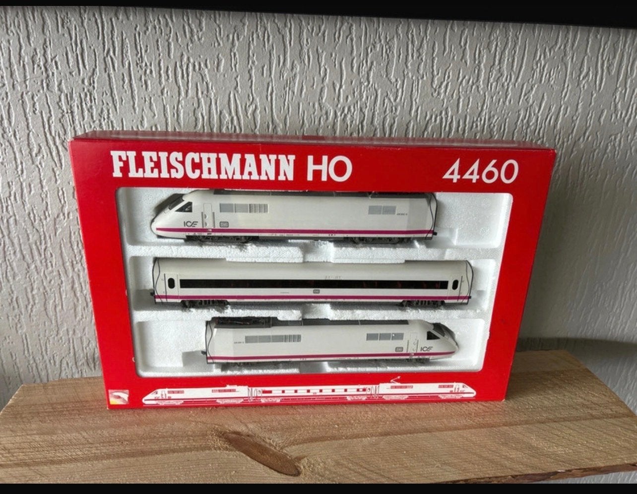 Fleischmann HO 4460 ICE Treinset - Zo goed als nieuw, Treinset, Gelijkstroom, Verzenden, Fleischmann