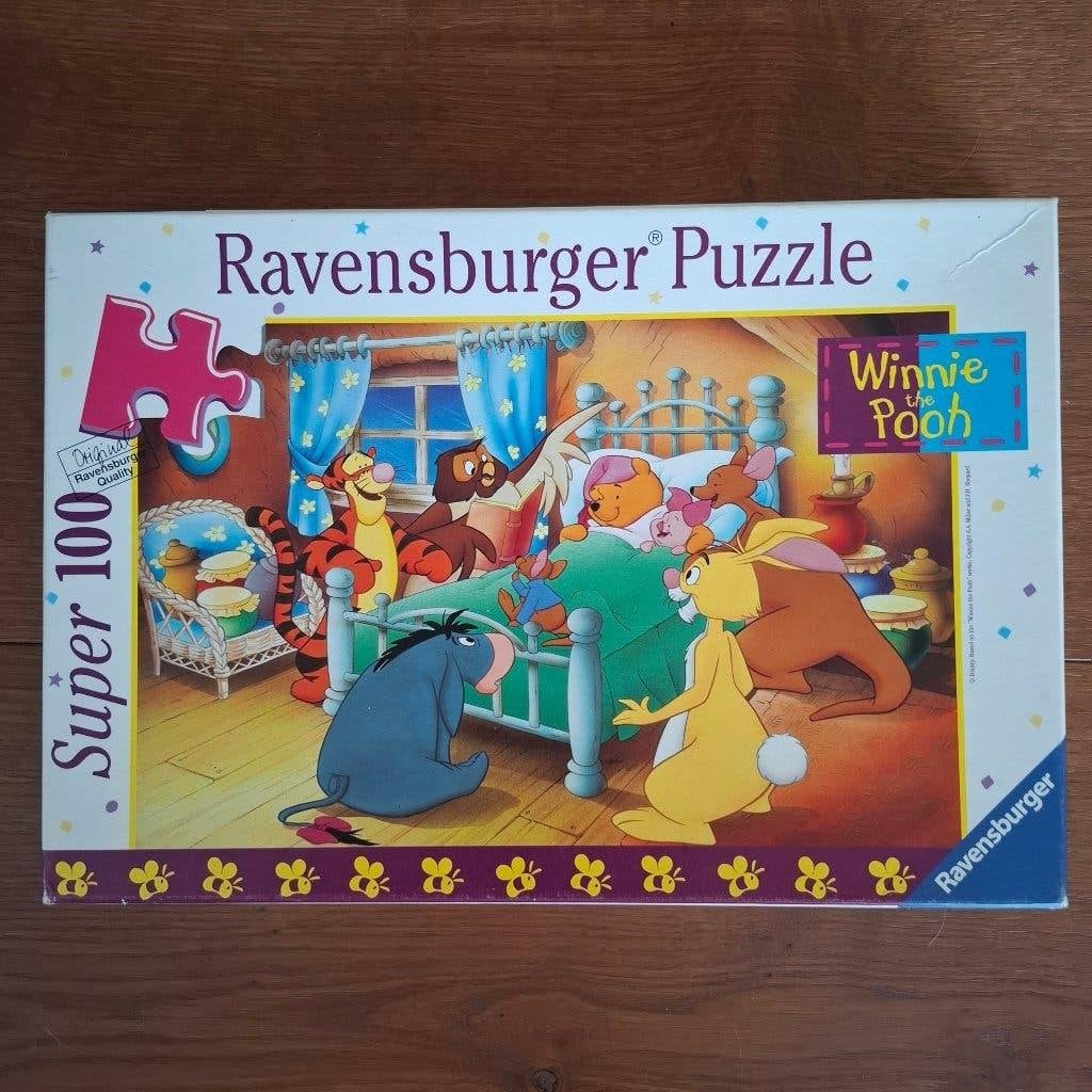Winnie the pooh super 100 ravensburger puzze, Ophalen of Verzenden, Meer dan 50 stukjes, Zo goed als nieuw, 6 jaar of ouder