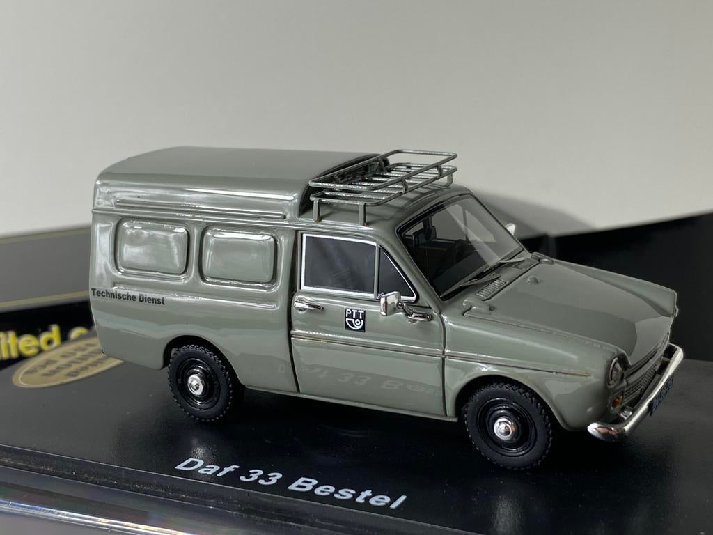 1:43 DAF 33 bestel-PTT Technische dienst-new in OVP, Ophalen of Verzenden, Nieuw, Auto, Overige merken