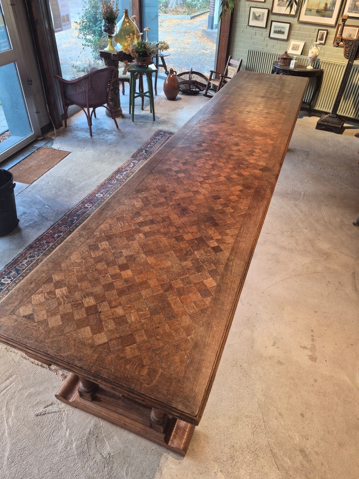 Prachtige Kloostertafel - 4 Meter Lang., Ophalen, Gebruikt, Meubilair