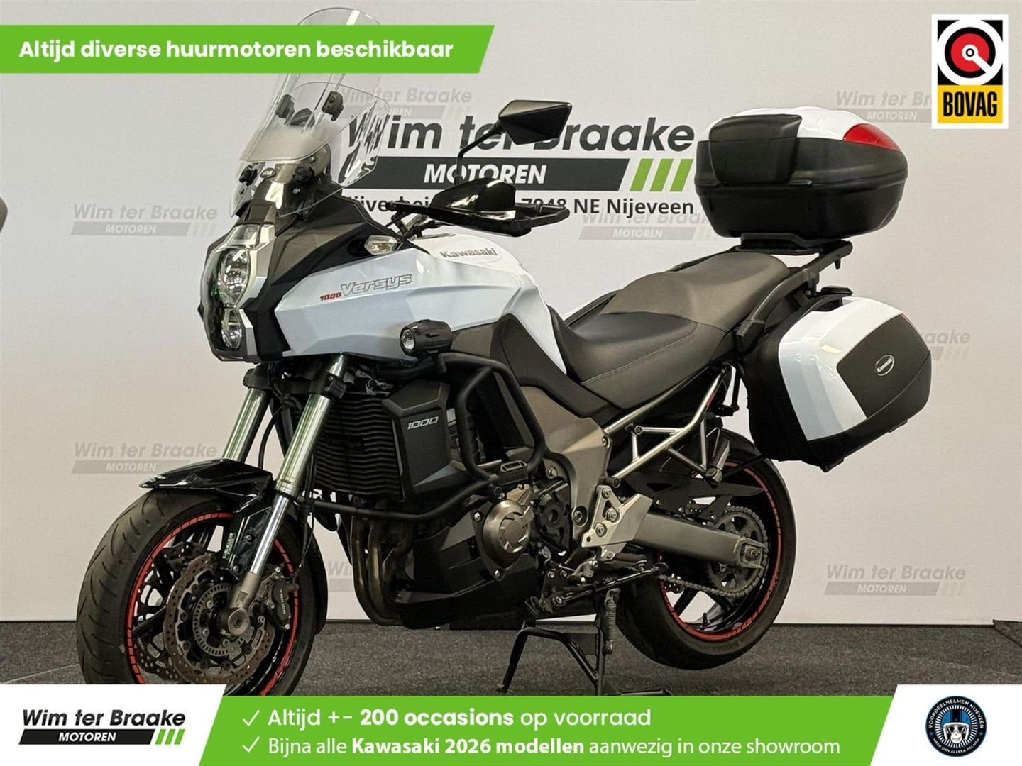 Kawasaki Versys 1000 ABS Grand Tourer (bj 2013) 33,246 km, Motoren, Motoren | Kawasaki, Bedrijf, Overig, meer dan 35 kW, 4 cilinders