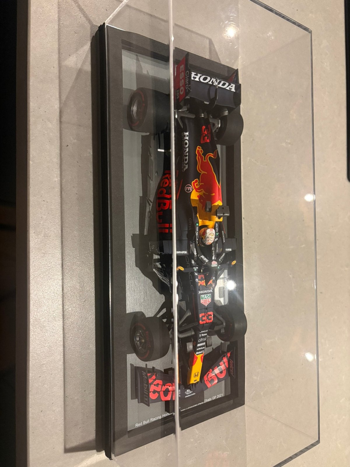 Max verstappen world champions winner abu dhabi 2021, Ophalen of Verzenden, Zo goed als nieuw, Formule 1