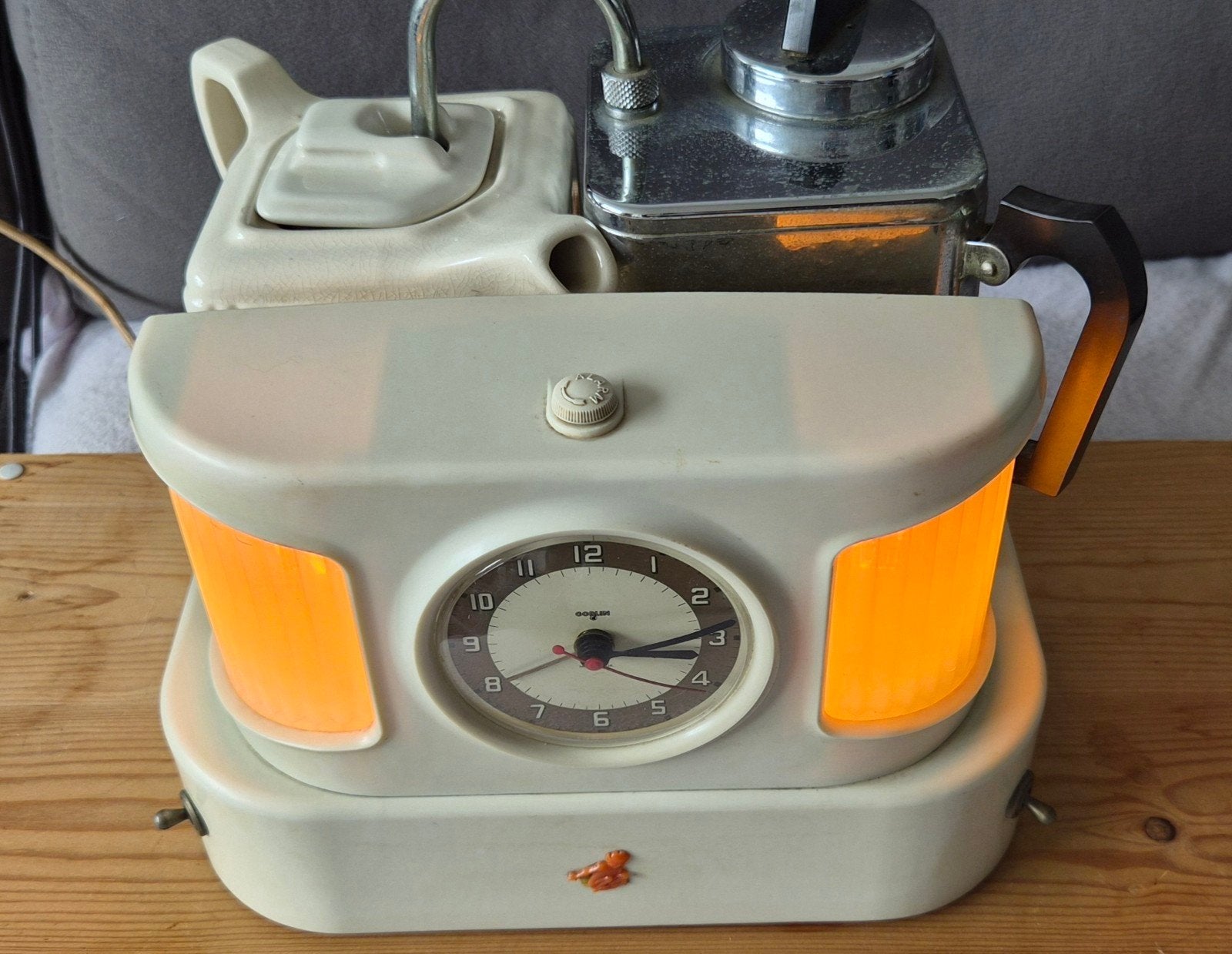 Vintage Goblin Teasmade D25B wekker en theemaker, Ophalen