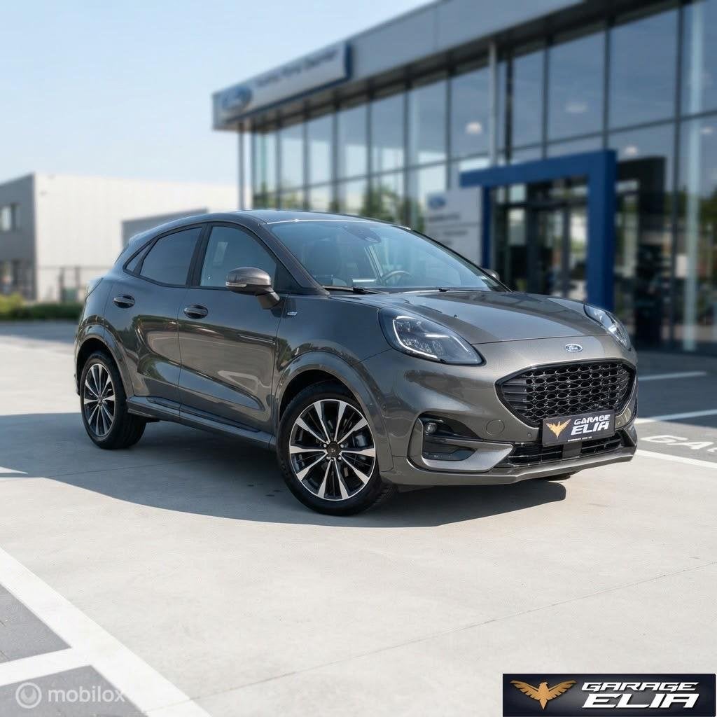 Ford Puma ST-Line Vignale | Automaat |155PK Hybrid | CarPlay, Met garantie (alle), Leder, 155 pk, Automatische klimaatregeling