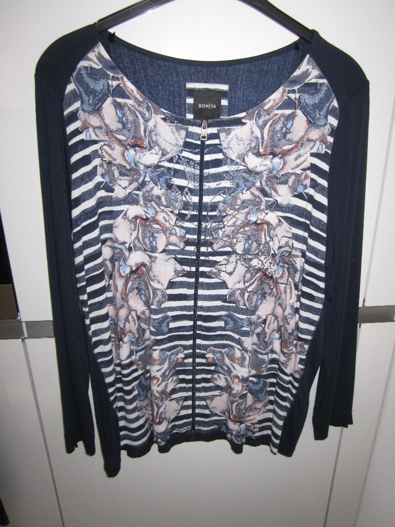 Bonita damesvest maat XXL., Ophalen of Verzenden, Zo goed als nieuw, Maat 46/48 (XL) of groter, Blauw