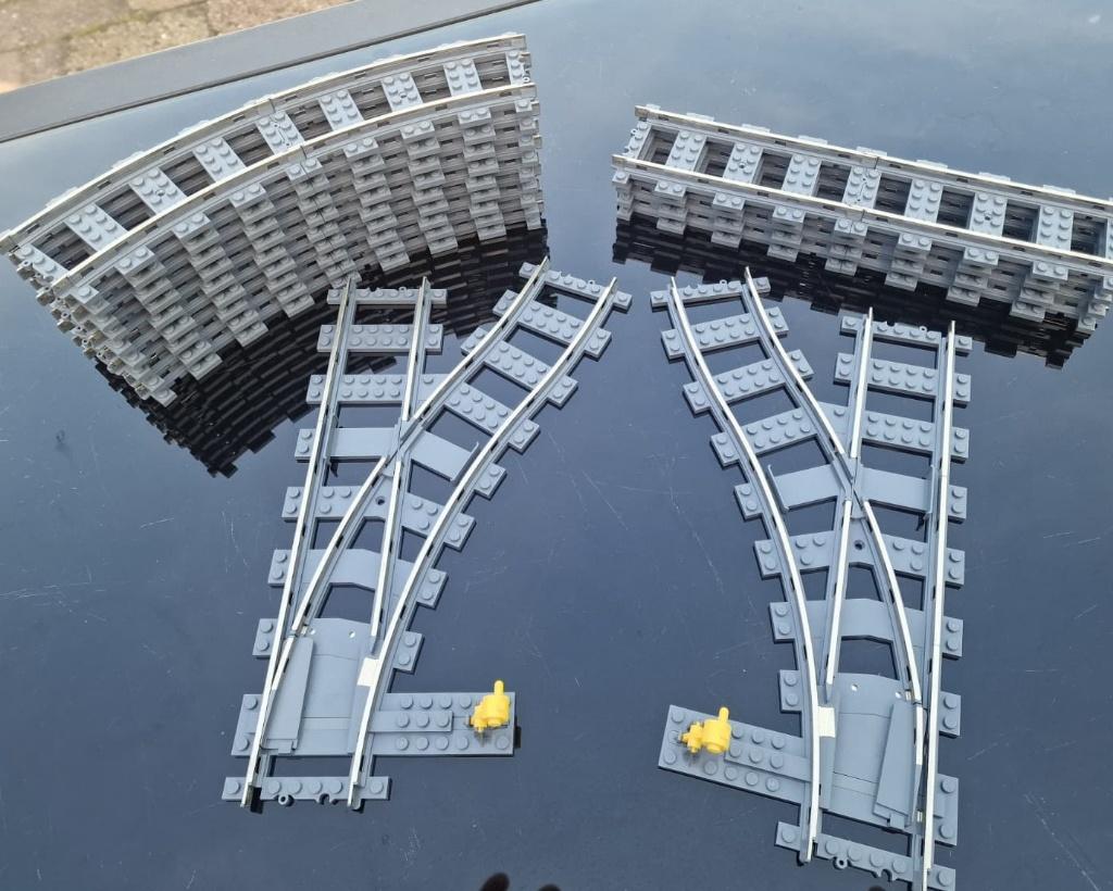Lego Rails 9 Volt, zgan, City, Lego, Accessoire, Ophalen of Verzenden