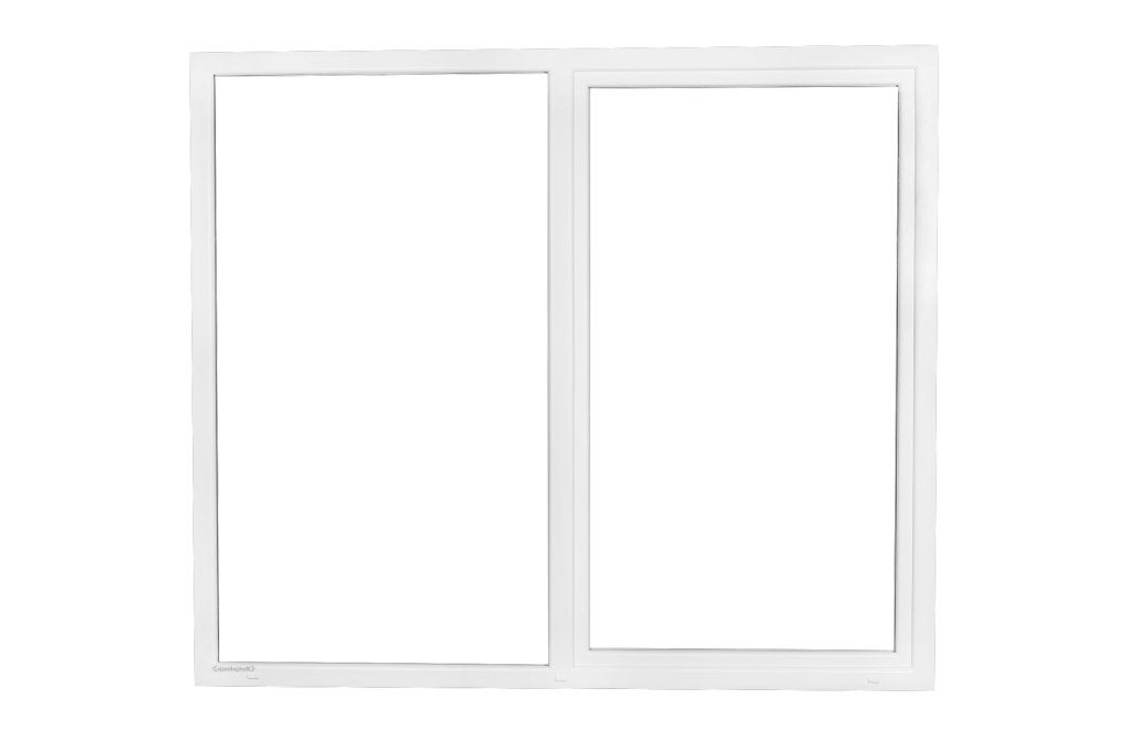 Kiepschuifpui L | Kunststof | 250 X 215 Cm | Wit | HR++ Glas