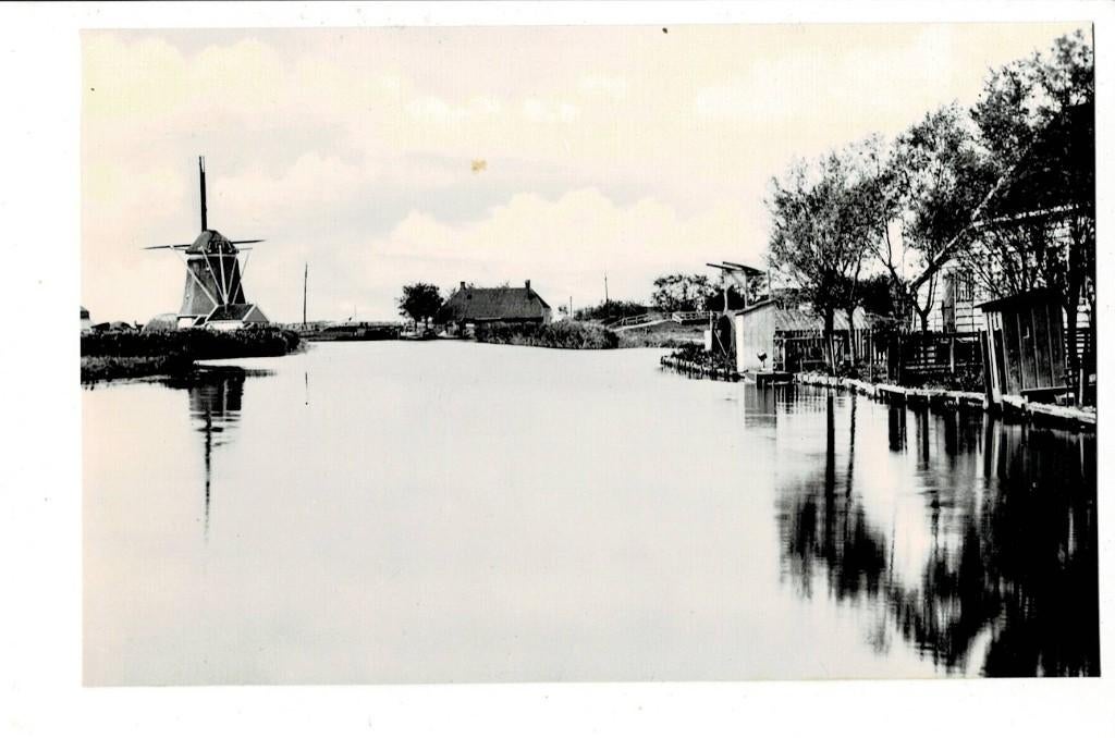 Westzaan, Watermolen de Guit, verbrand in 1899, Verzenden, Voor 1920, Ongelopen, Noord-Holland