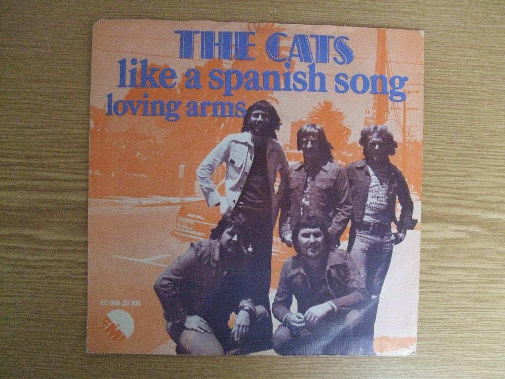 THE CATS    LIKE A SPANISH SONG / LOVING ARMS, 7 inch, Ophalen of Verzenden, Zo goed als nieuw, Pop