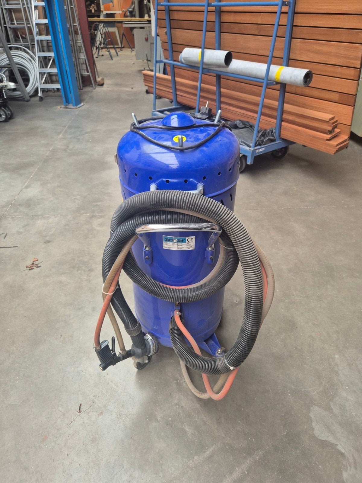 Zandstraalmachine met afzuiging, Doe-het-zelf en Verbouw, Gereedschap | Overige machines, Ophalen, Gebruikt