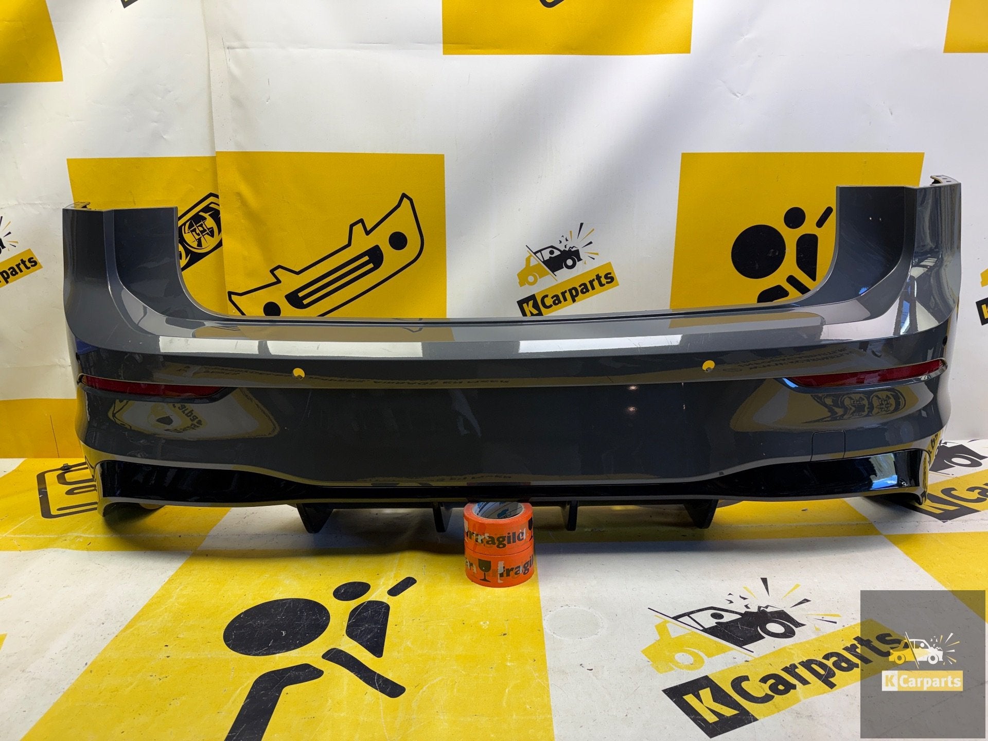 VW Golf 8 R VIII R R20 6XPDC Bumper 5H6807421E Achterbumper, Gebruikt, Volkswagen, Volkswagen AG, Achter