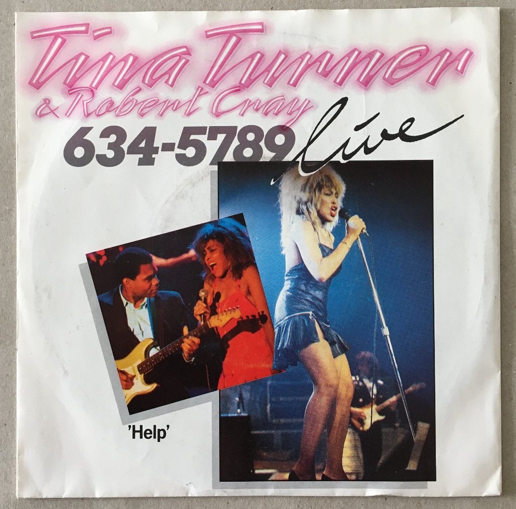 Tina Turner 0p 4 Singles, Gebruikt, Fotohoes, 7 inch, Ophalen of Verzenden