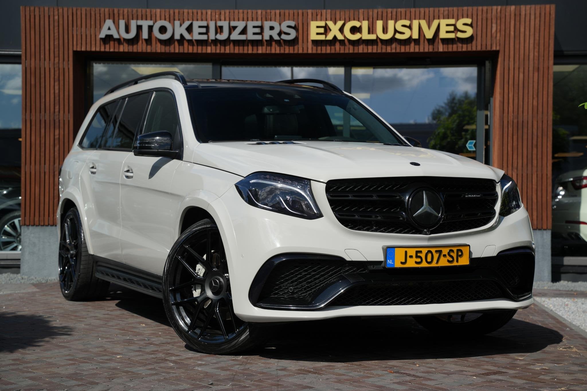 Mercedes-Benz GLS AMG 63 4MATIC Panoramadak 7 persoons Adapt, Auto's, 5461 cc, 7 stoelen, Leder, Vierwielaandrijving