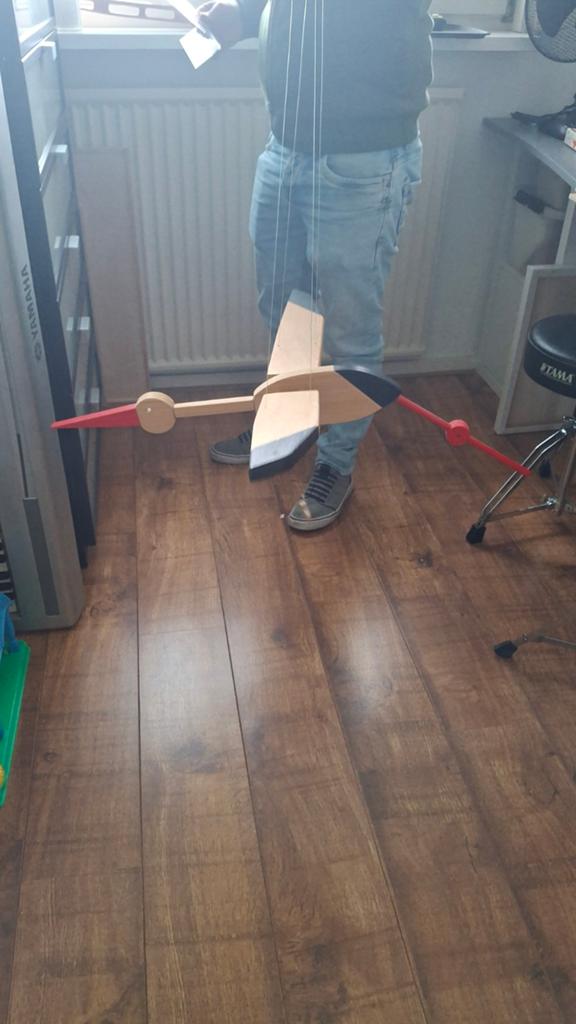 Houten zweefdier - mobiel ooievaar, Ophalen, Overige typen
