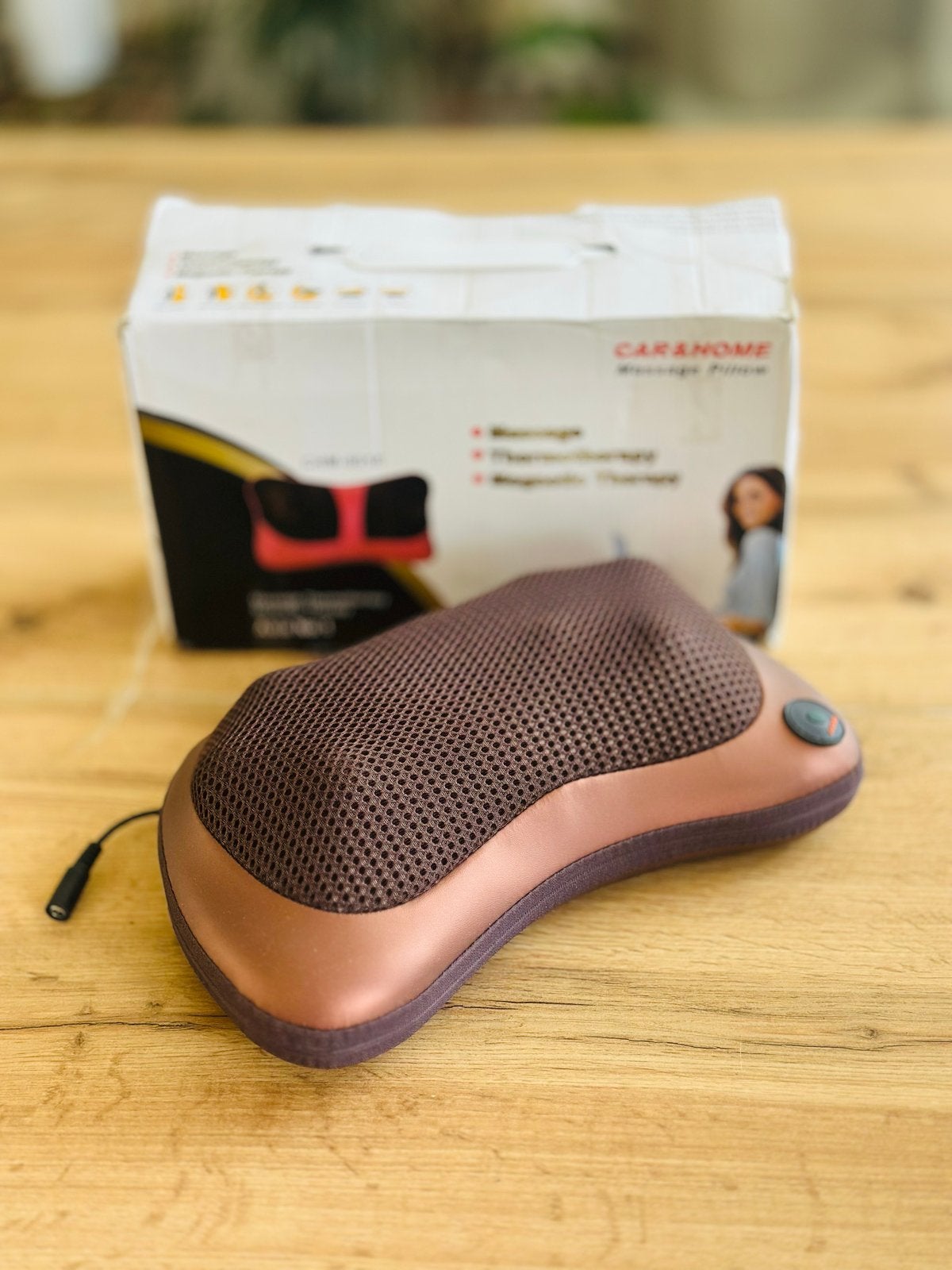 Shiatsu Massagekussen met Warmtefunctie – Perfecte staat, Ophalen, Zo goed als nieuw, Massagestoel of Kussen