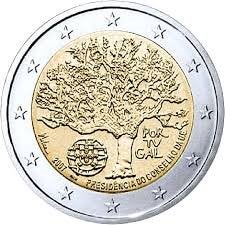 2 Euro Portugal 2007 - Voorzitter EU - UNC, Verzenden, Portugal, 2 euro, Losse munt