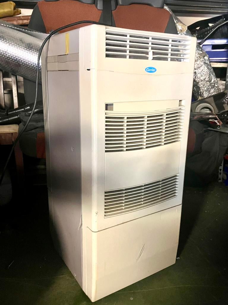 Carrier Holiday 1 airco / ontvochtiger – werkt perfect, Ophalen, Minder dan 60 m³, 3 snelheden of meer, Zo goed als nieuw