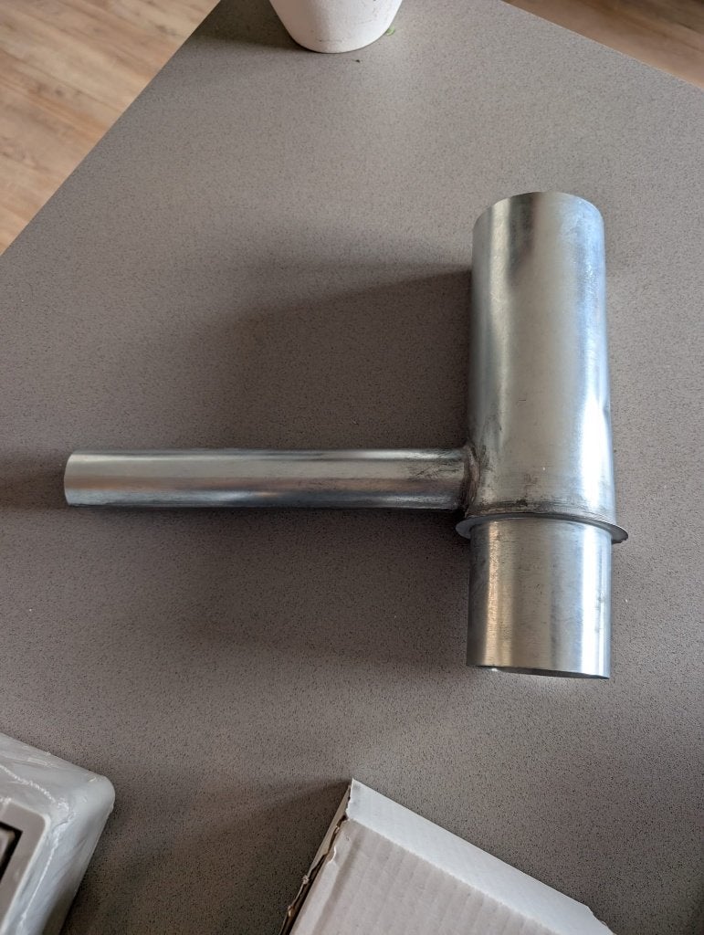 t stuk om regenton te vullen zink 80mm, Minder dan 75 liter, Ophalen of Verzenden, Nieuw, Metaal