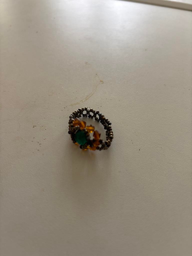 Unieke Antieke Ring, Handgemaakt, Sieraden, Tassen en Uiterlijk, Ringen, Ophalen, Overige materialen, Gebruikt, 17 tot 18