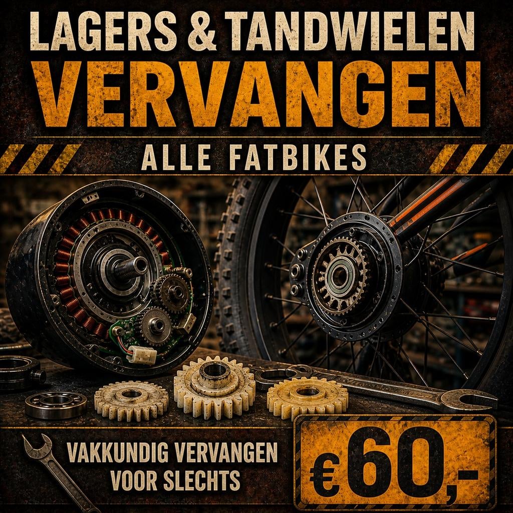 Motor revisie lagers en tandwielen alle fatbikes, Fietsen en Brommers, Ophalen, Fatbike, Motor, Kunststof