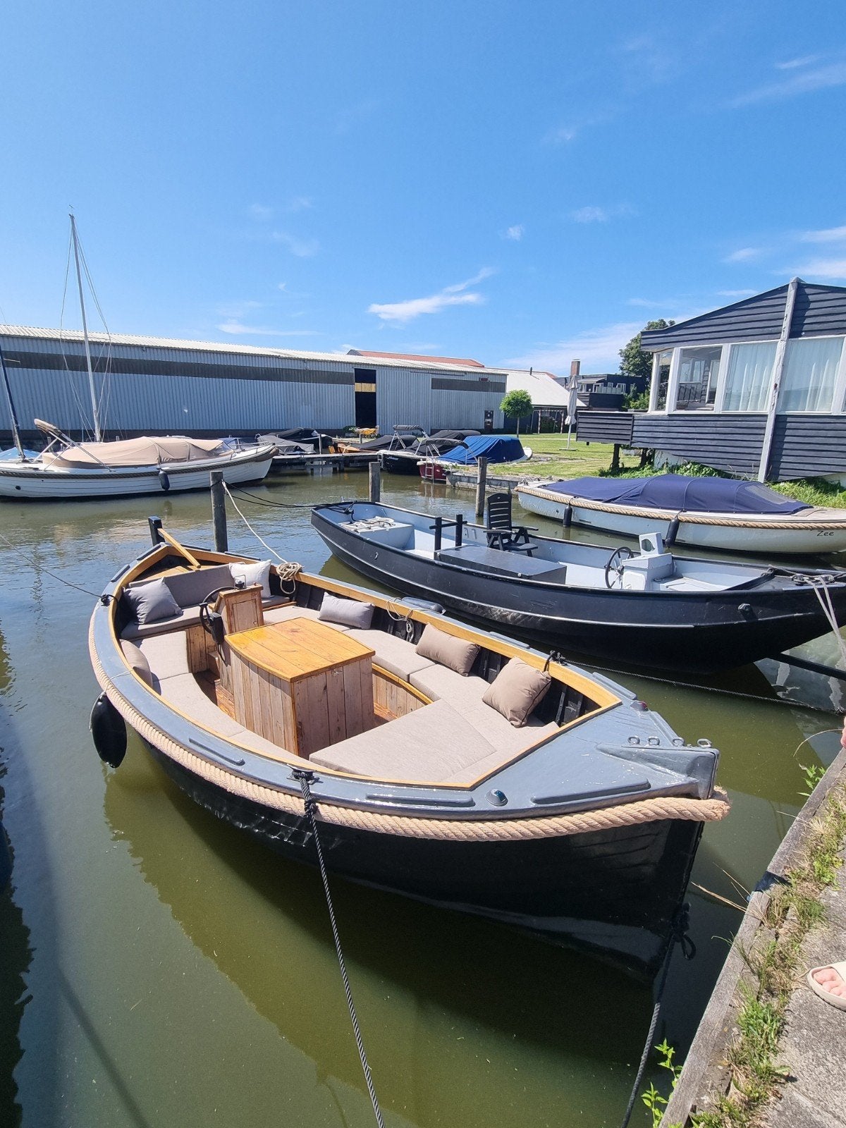 Reddingssloep 6 meter met Volvo Penta 20 PK diesel, Watersport en Boten, Diesel, 6 m, Polyester, Reddingssloep