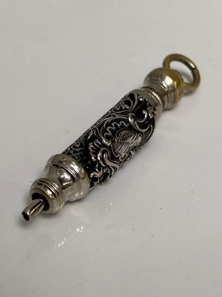 Antieke chateleine hanger potlood, Antiek en Kunst, Verzenden