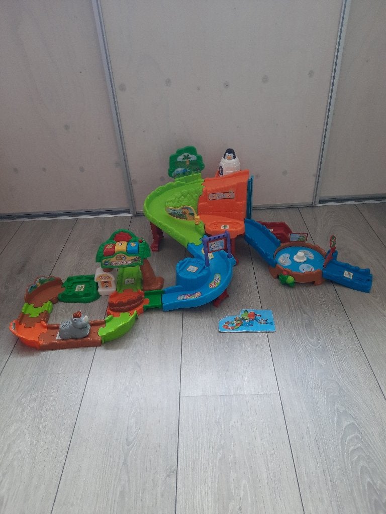 VTech Zoef Zoef Dieren - Dierentuin incl Niels Neushoorn, Kinderen en Baby's, Speelgoed | Vtech, Ophalen of Verzenden, Gebruikt