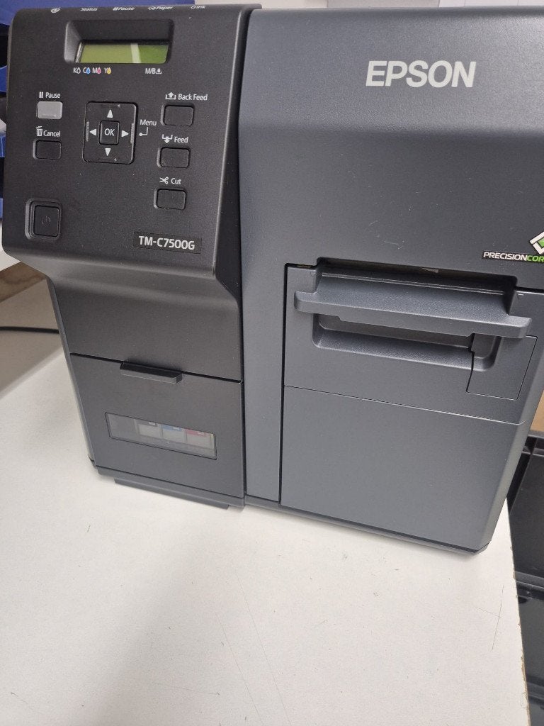 Epson TM-C7500G kleurenlabelprinter, Computers en Software, Ophalen, Gebruikt, Etiket, Epson