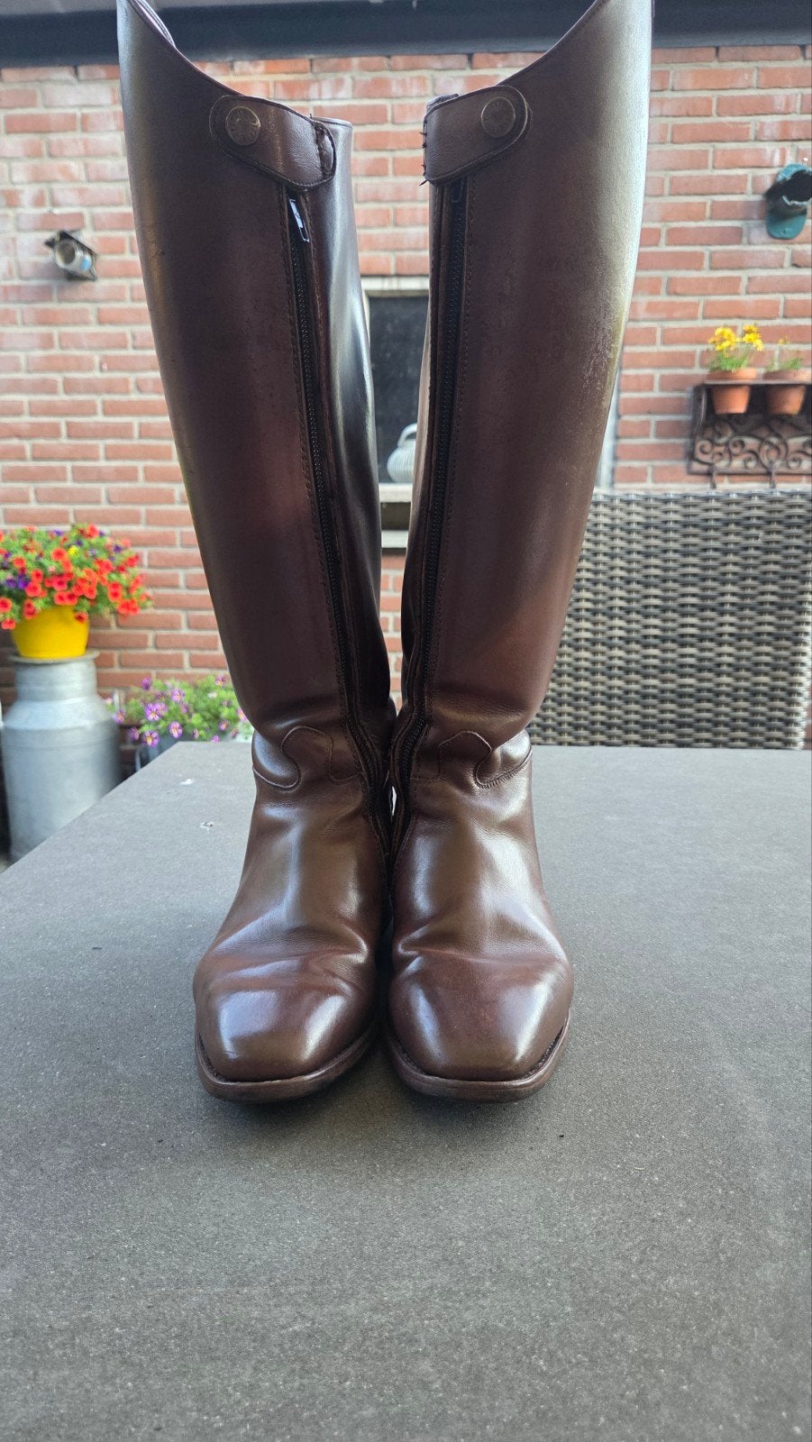 Petrie rijlaarzen bruin maat 42, Dieren en Toebehoren, Paardrijkleding, Ophalen of Verzenden, Dressuur, Schoeisel