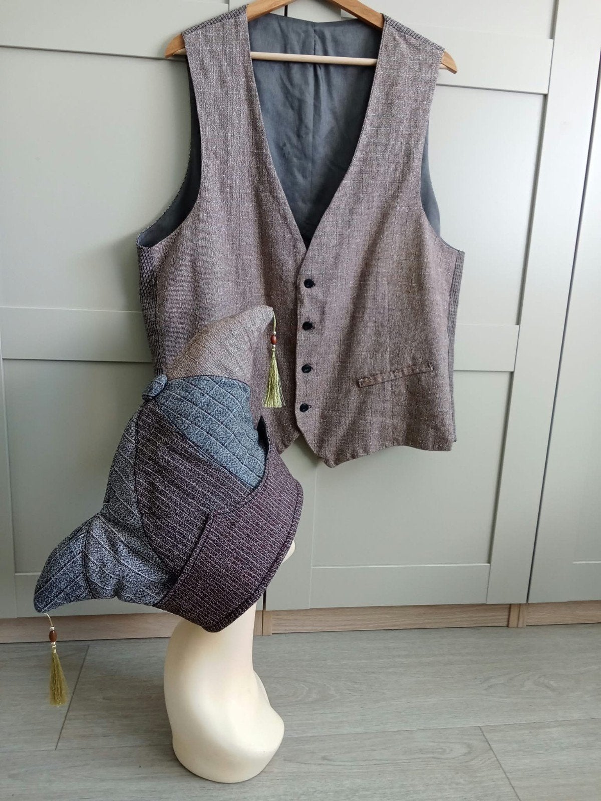 gilet, met carnaval steek, Ophalen of Verzenden, Maat 56/58 (XL)