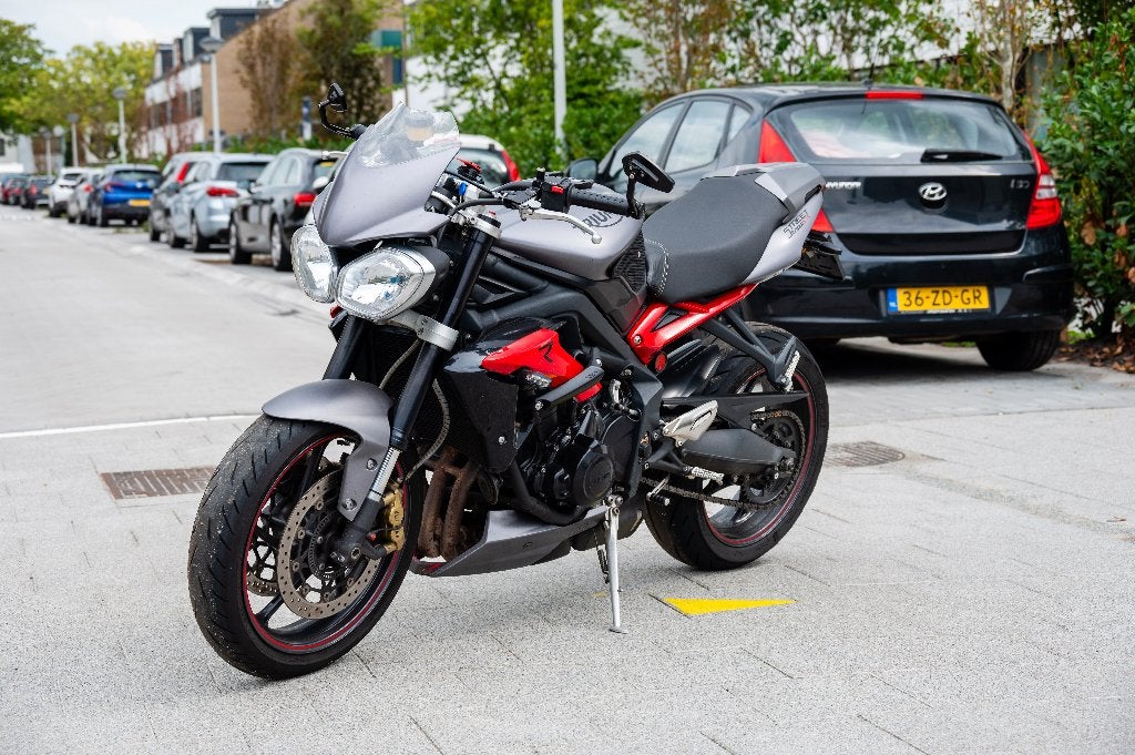 Triumph Street Triple R (2015) - Quickshifter, Hyperpro, 675 cc, LED Verlichting, Occasion, Motorrijbewijs A