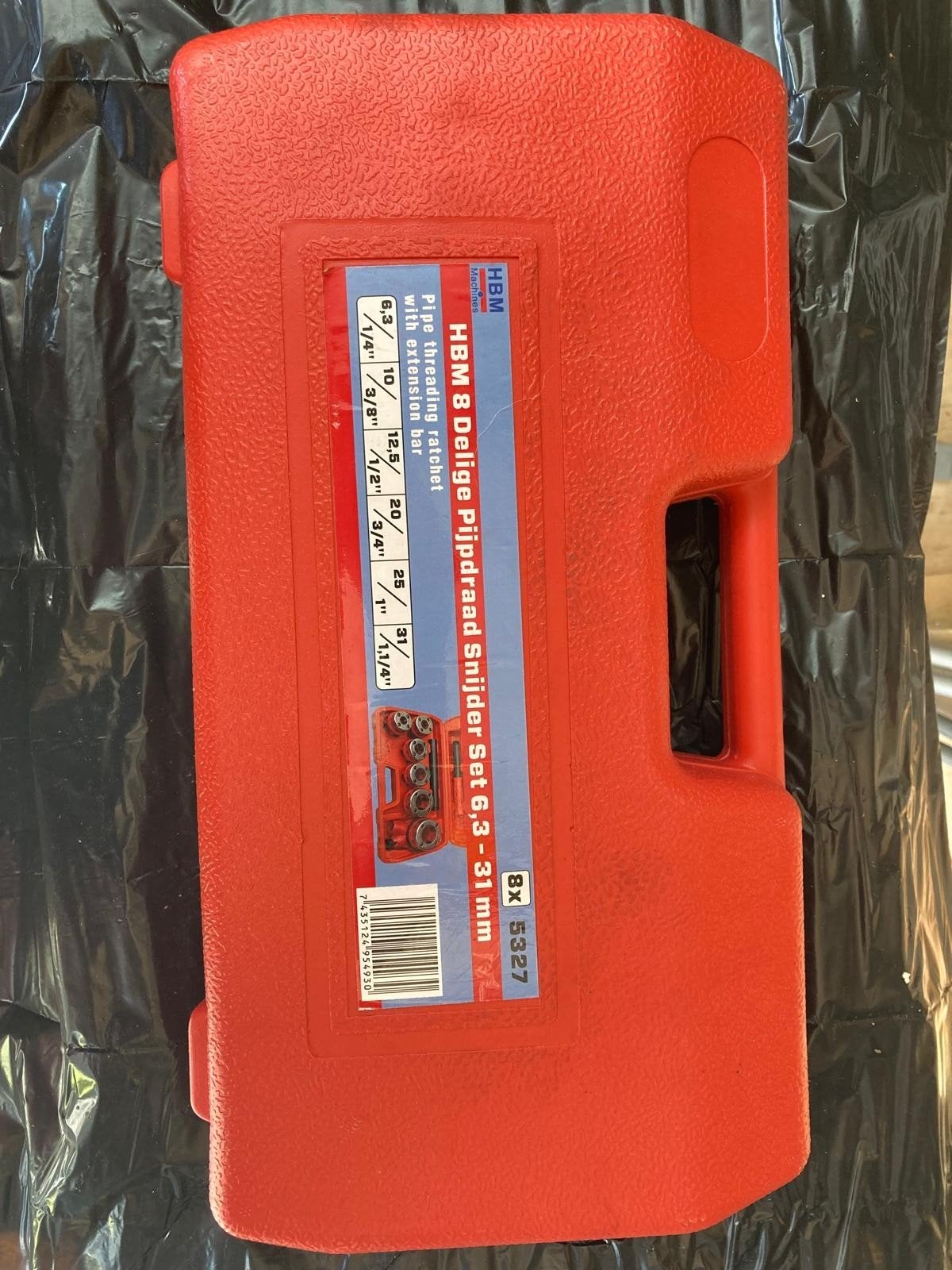 HBM 8 Delige Pijpdraadsnijset 6,3 – 31 mm, Ophalen of Verzenden