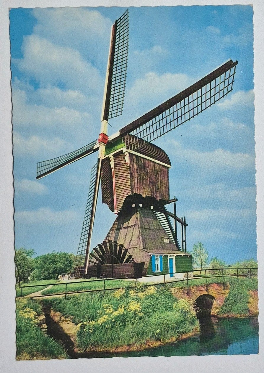 Hellouw ( Gld. ) Voorste Hellouwse Molen, Verzamelen, Ophalen of Verzenden, 1960 tot 1980, Ongelopen, Gelderland