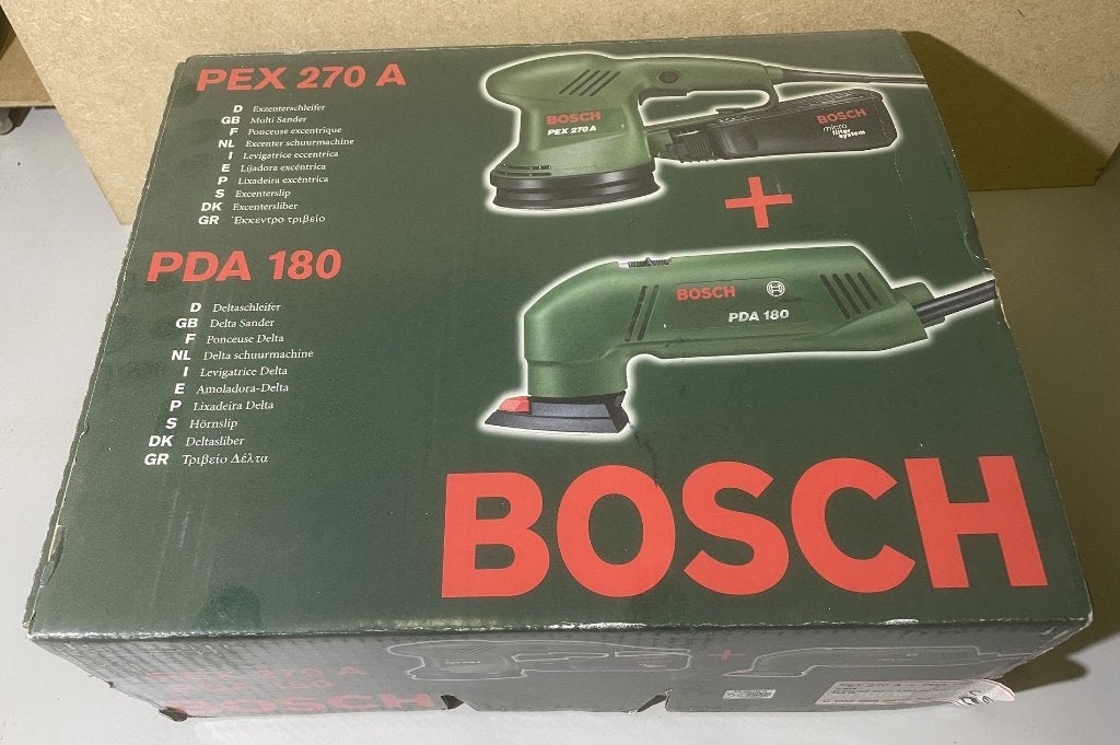 Bosch  PEX270A & PDA180  Schuurmachines, Ophalen of Verzenden, Nieuw, Bosch