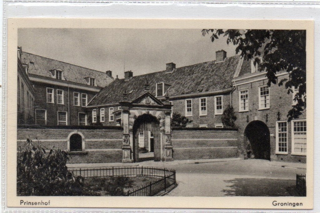 Groningen  Prinsenhof, Ophalen of Verzenden, 1940 tot 1960, Ongelopen, Groningen