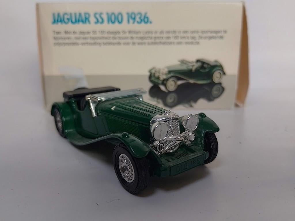 Jaguar SS 100 1936 Matchbox Y 1 1:43, Ophalen of Verzenden, Nieuw, Auto, Matchbox