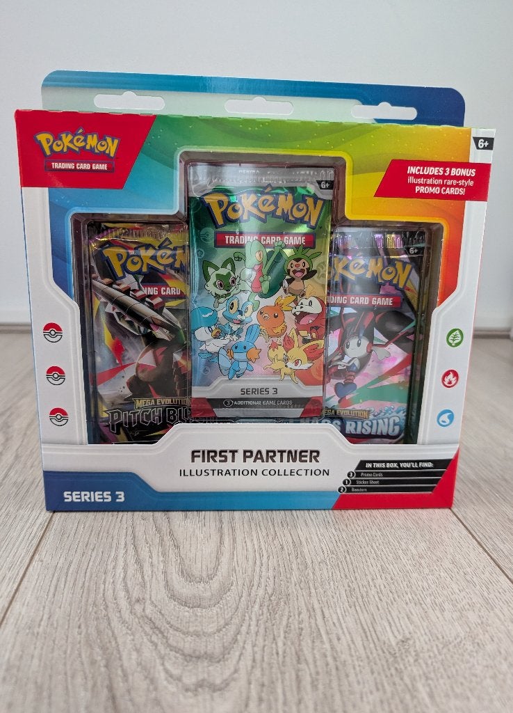 Pokémon First Partner Illustration Collection Series 3, Ophalen of Verzenden, Nieuw, Overige typen, Foil