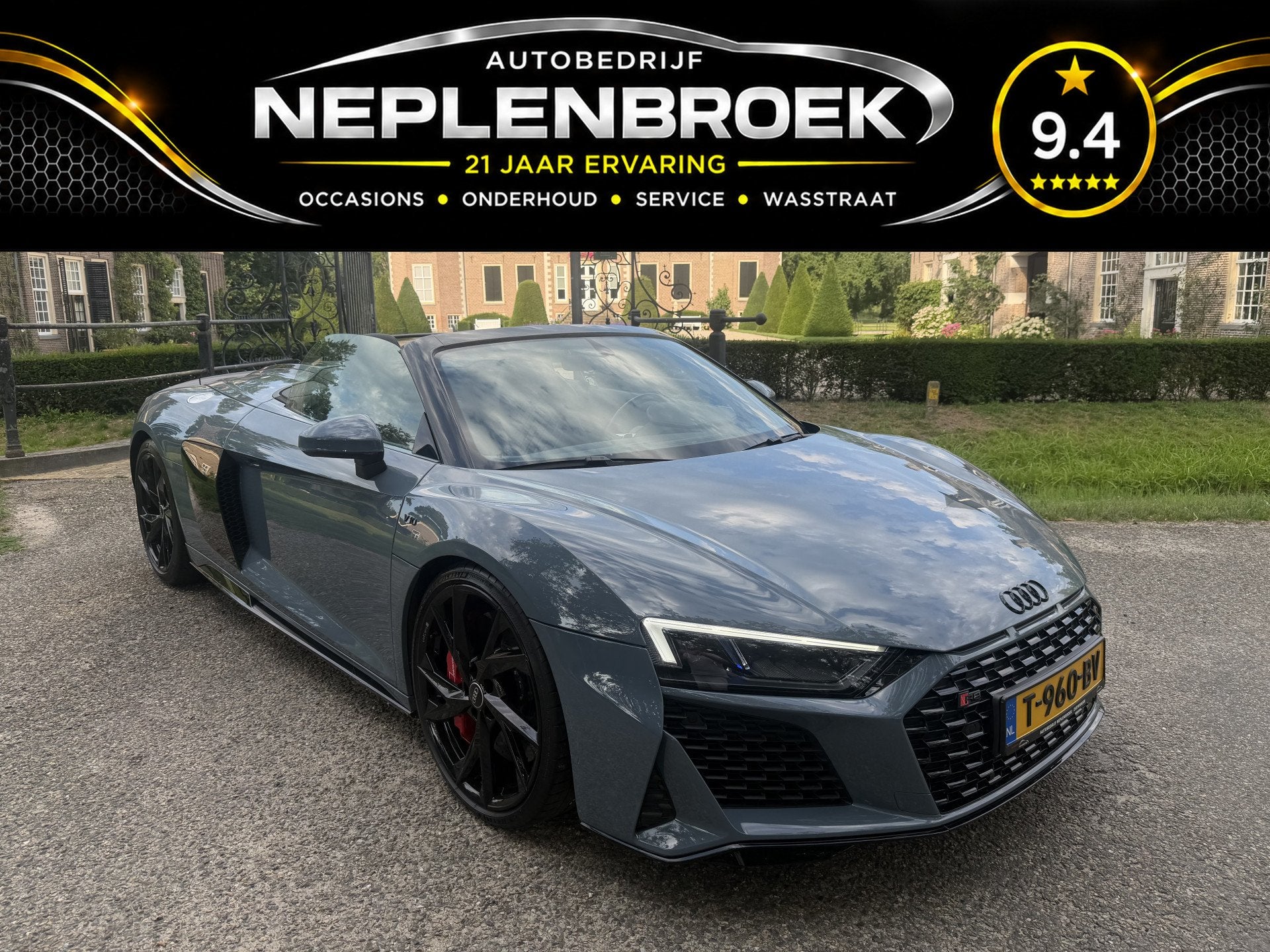 Audi R8 Spyder 5.2 performance quattro *Keramisch / Magnetic, Automaat, Automatische klimaatregeling, Gebruikt, 5204 cc