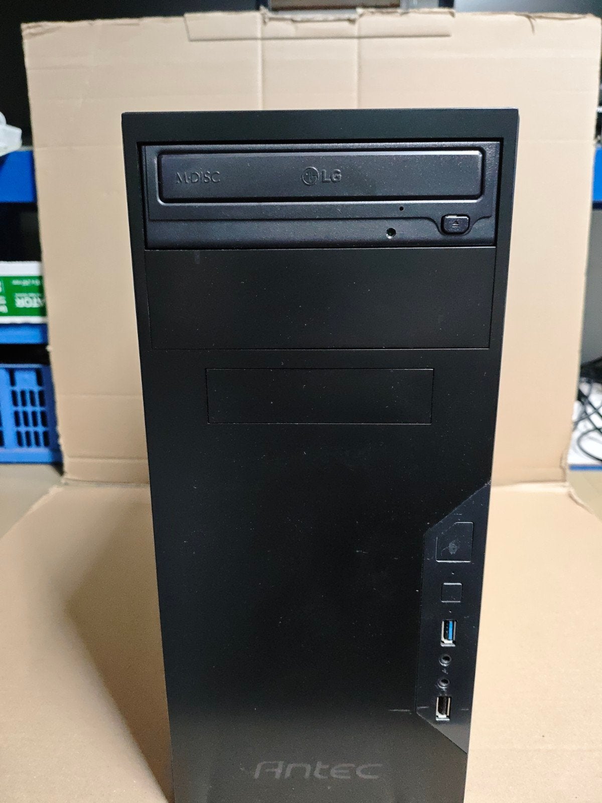 MidiTower PC i3-6100 8GB 240 GB SSD DVD Windows 11, Ophalen, Gebruikt, 8 GB, Intel Core i3-6100