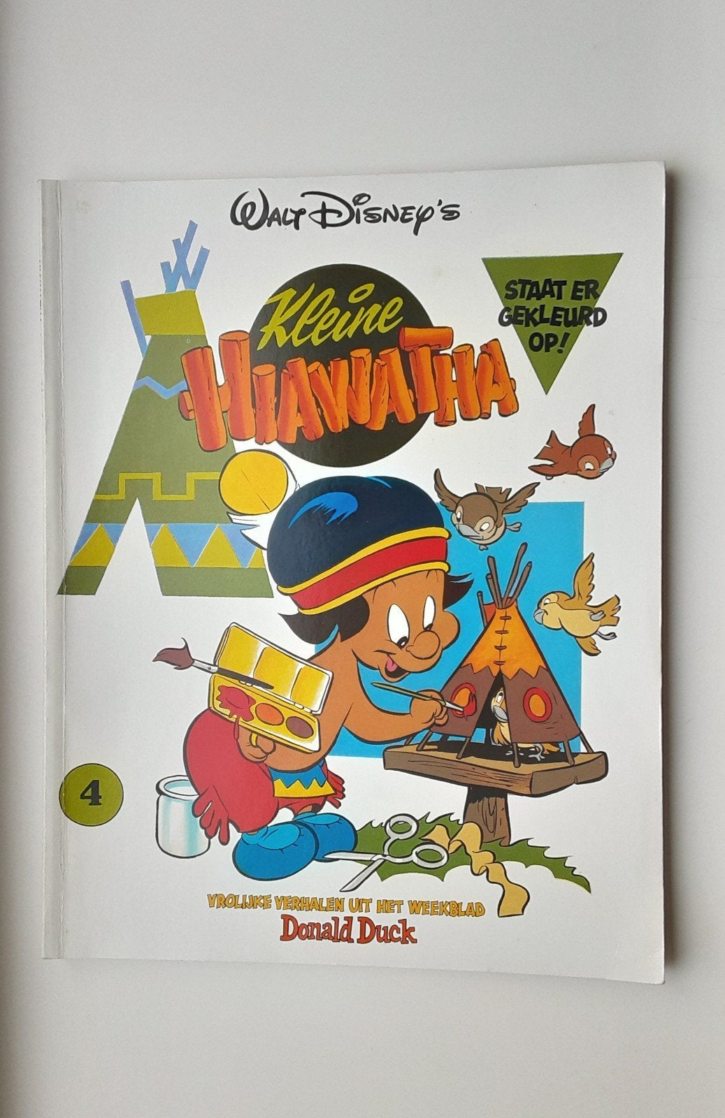 Kleine Hiawatha staat er gekleurd op, uitg Oberon Haarl 1982, Europa, Ophalen of Verzenden, Gelezen, Eén comic