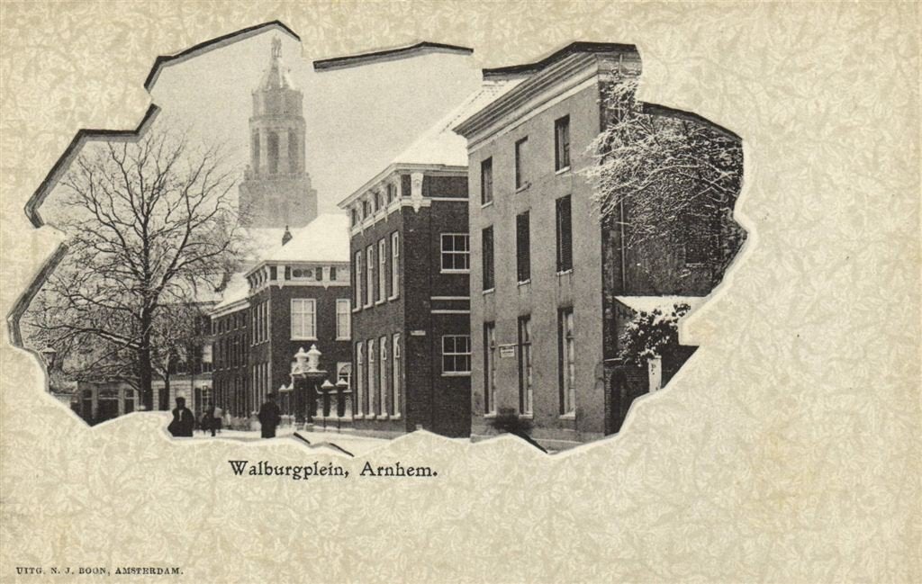 Walburgplein, Arnhem. - N.J. Boon - ongelopen, Verzenden, Voor 1920, Ongelopen, Gelderland