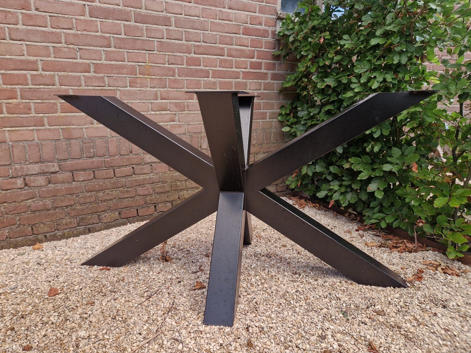 Matrix stalen tafelpoot voor tafelblad 240x110, Huis en Inrichting, Ophalen, Tafelpoot, Minder dan 50 cm, Gebruikt