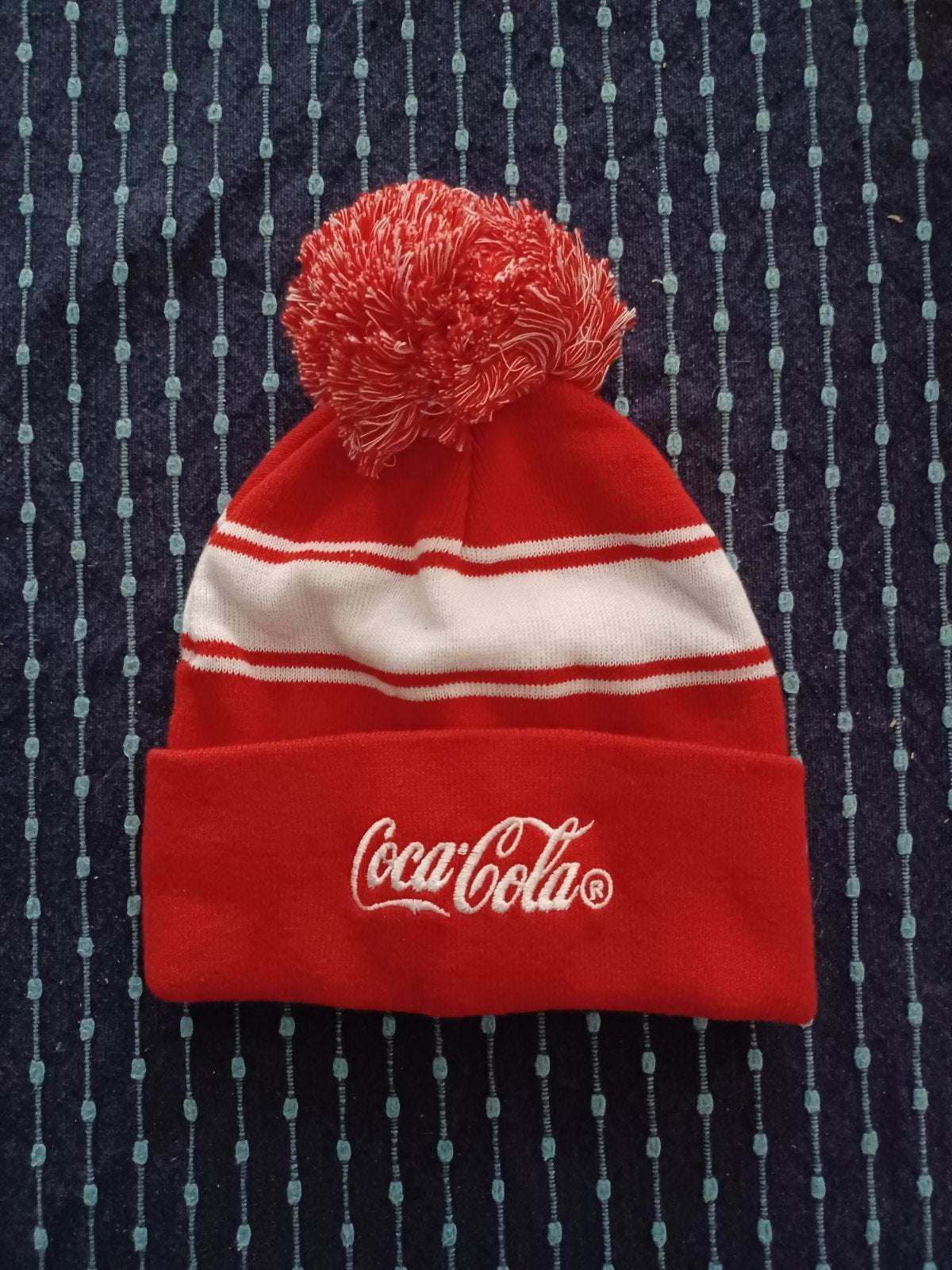 Nieuwe Coca-Cola Muts met Pompon - Rood/Wit, Coca-Cola, Nieuw, Overige maten, Ophalen of Verzenden