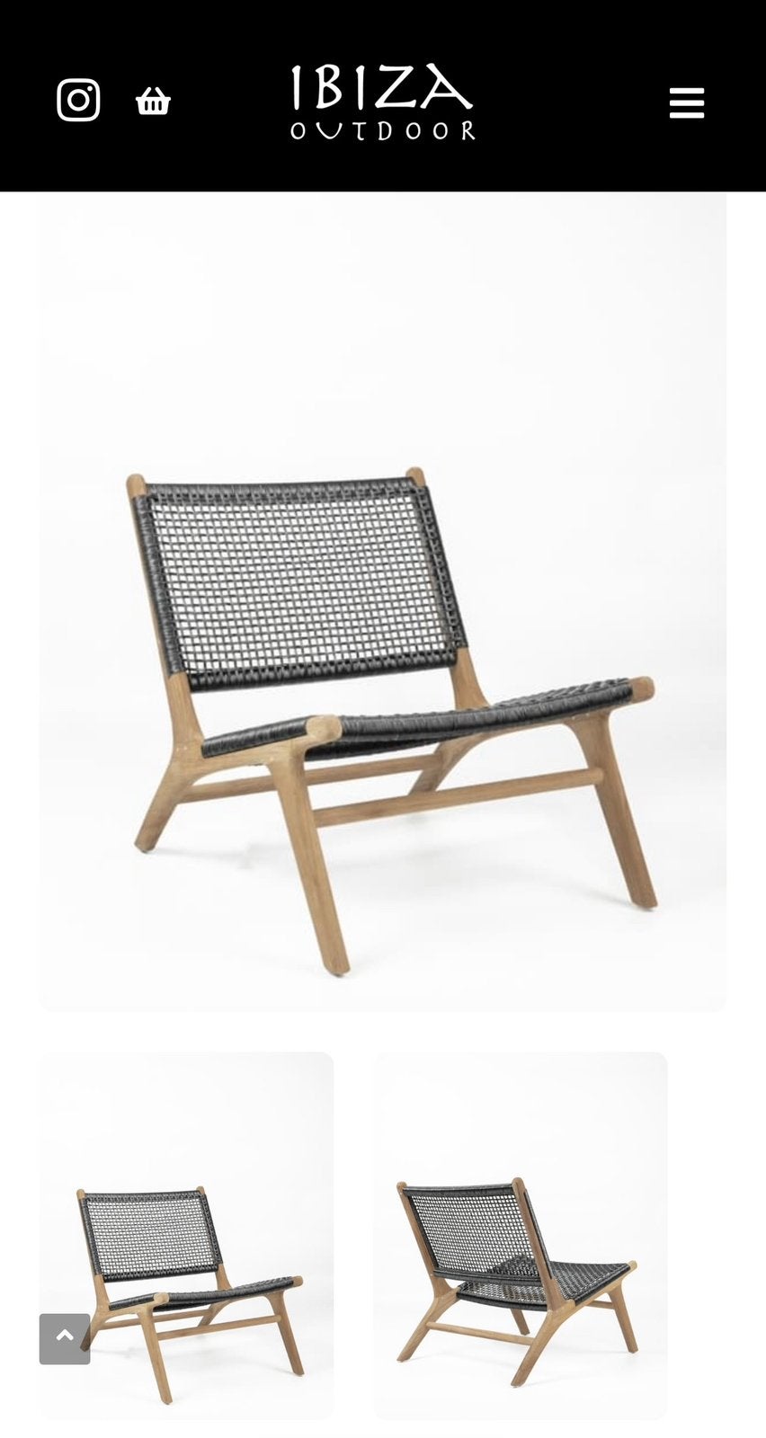2x kwaliteits lounche stoel van Ibiza Outdoor, Ophalen, Zo goed als nieuw, Stoel, 2 zitplaatsen