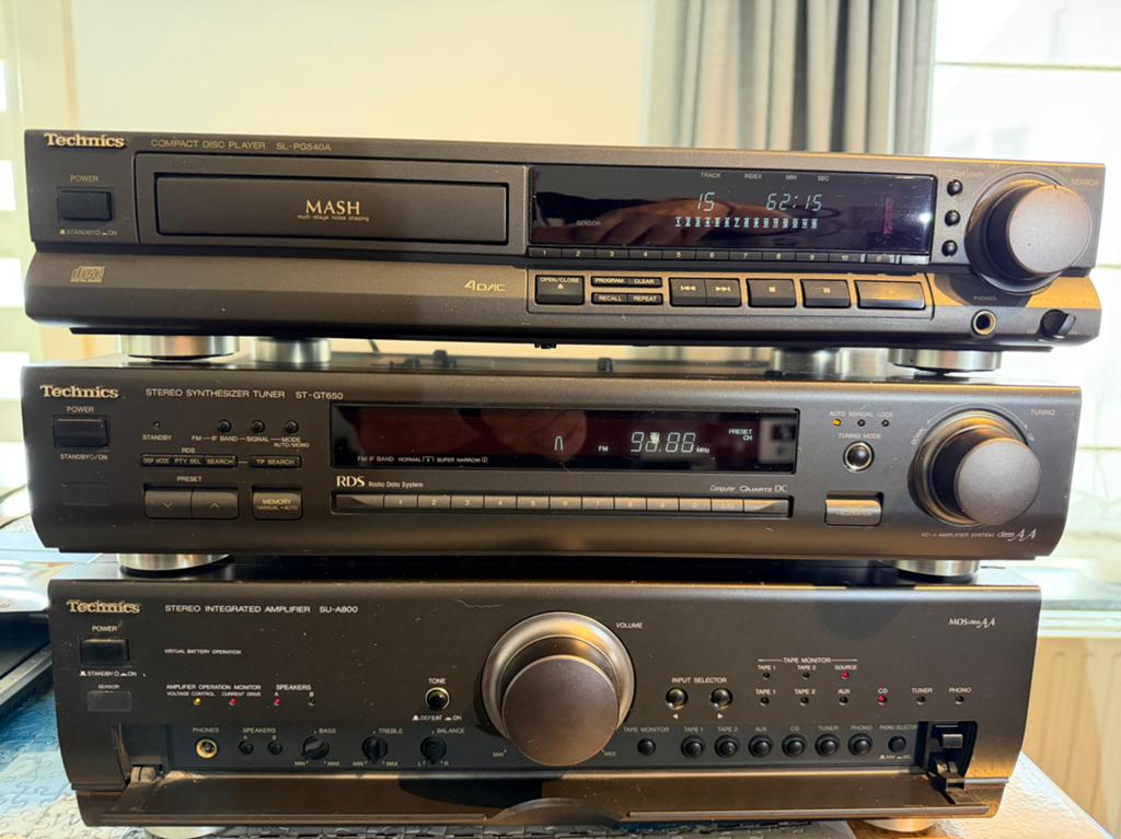 Technics HiFi toren Japanse kwaliteit TUNER IS VERKOCHT, Ophalen of Verzenden, Zo goed als nieuw, Cd-speler, Overige merken