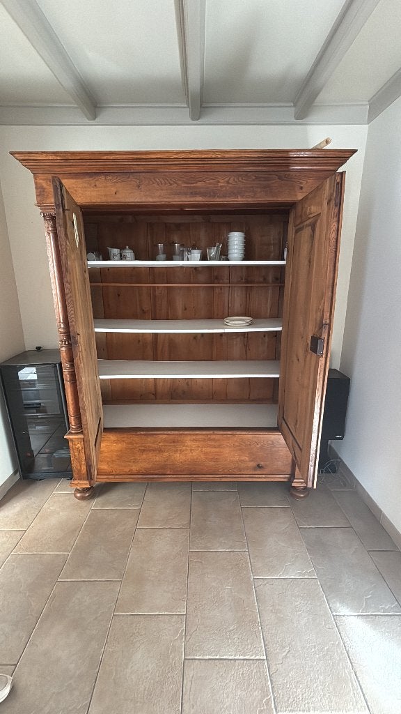 Eikenhouten kast, Huis en Inrichting, Kasten | Dressoirs, Ophalen, Gebruikt, 50 tot 75 cm, 150 tot 200 cm