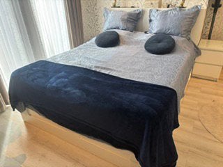 Complete Ikea bedset te koop, Ophalen, Verstelbaar, Wit, Tweepersoons