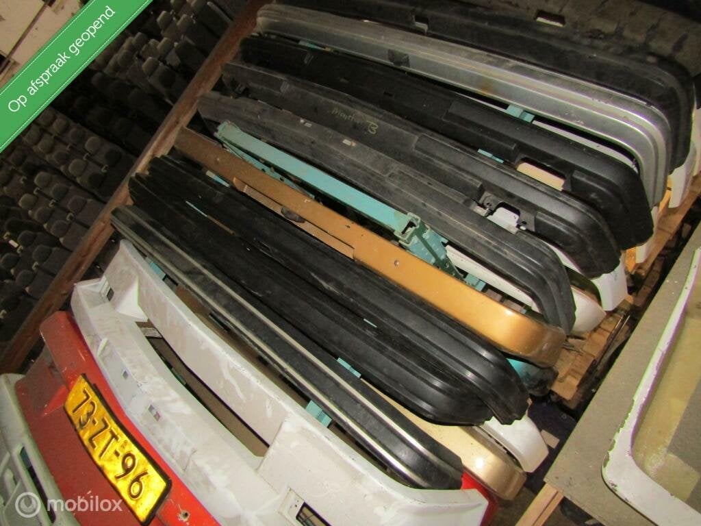 Voorbumper achterbumper zwart opel manta ascona B, Gebruikt, Voor, Opel, Ophalen of Verzenden